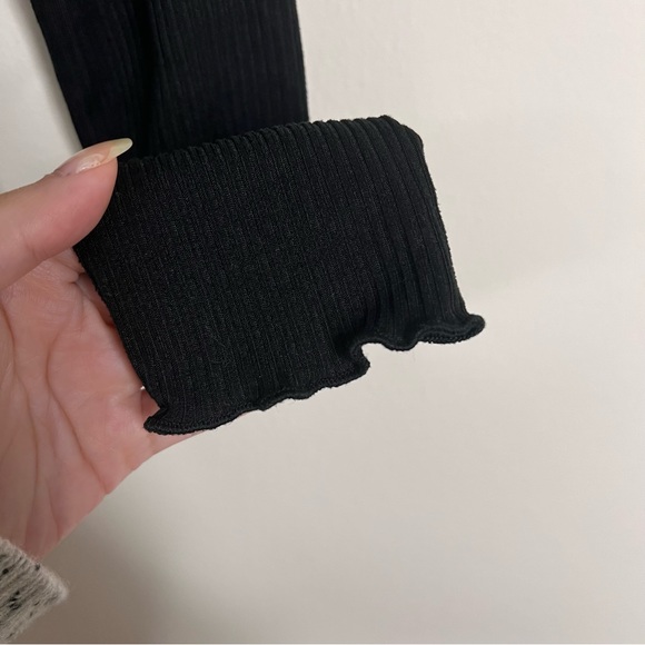 Altar'd State Ribbed Knit Twist Front Bodysuit - Picture 4 of 7